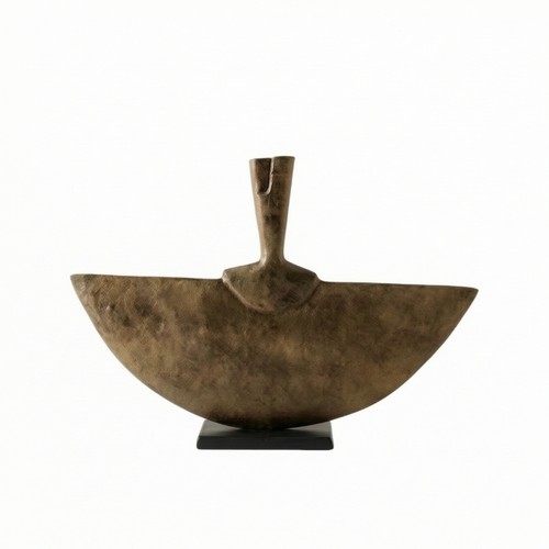 Sculpture demi lune noir - sculpture,