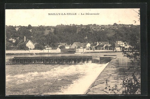 Cpa mailly ville - cpa, mailly-la-ville,