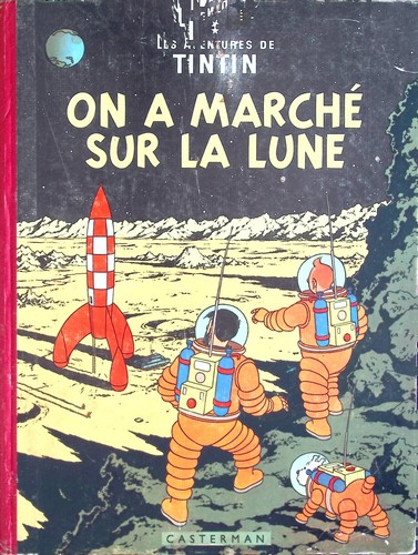 Tintin marche sur - tintin, on