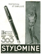 Publicité ancienne Stylomine