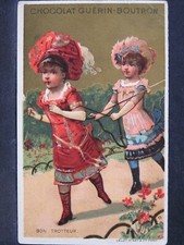 Chocolat GUERIN-BOUTRON: Jeu de Fillettes, Attelage Bon Trotteur...Vallet...