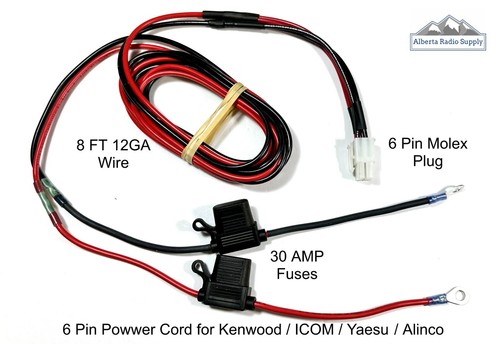 Power cord for alinco - for, dx77