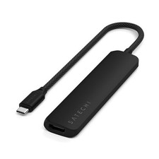 Hub USB-C Slim Multiport 6-in-1 4K Power Delivery 100W Noir