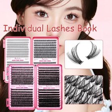 Assortiment de livres sur les cils, kit d'extensions de cils individuelles, C6P3