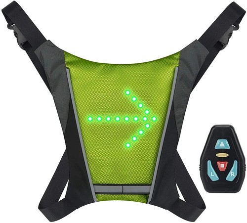 Gilet clignotant vélo - gilet,