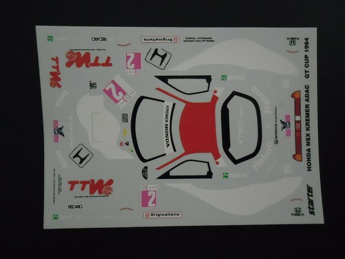 Decal honda nsx adac gt - nsx,