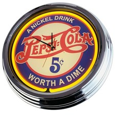 N-0338 Horloge Murale " Pepsi