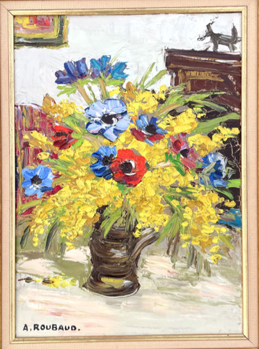 Huile sur toile andré - huile,