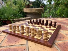 Rare Jeu d’échec vintage NigriScacchi fait à la main : version Poker