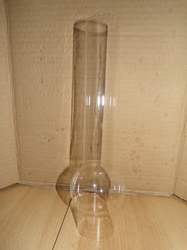 Ancien verre lampe pétrole - verre,