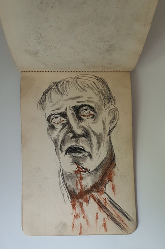 Carnet croquis anciens - carnet,