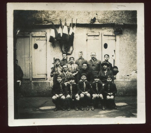 Photo ancienne scouts - scouts, à