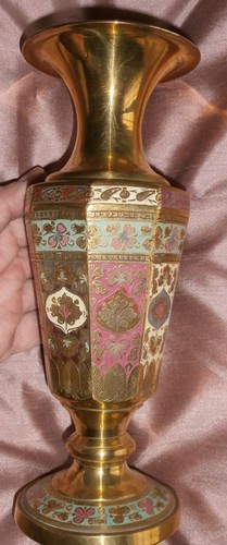 Vase balustre indien - , en