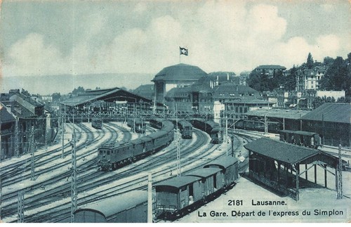 Suisse lausanne la gare - suisse,