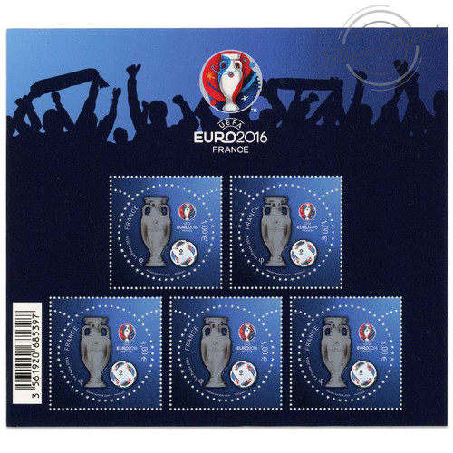 Bloc feuillet 137 uefa euro - feuillet,