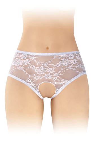 Culotte ouverte blanche - , amanda