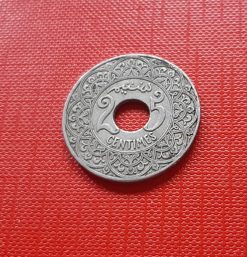 Maroc pièce 25 centimes - ,,