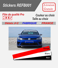 STICKER BANDE PARE SOLEIL UNIVERSEL  Vinyle Voiture  Drift LOW Euro