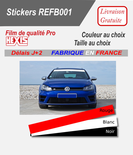 Sticker bande pare soleil - sticker,
