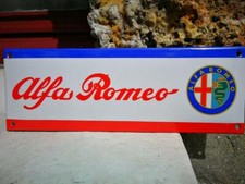 Plaque émaillée ALFA ROMEO Enamel Sign no Lancia Fiat Vw Vespa