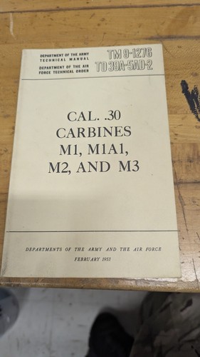 Militaria book cal 30 - militaria,