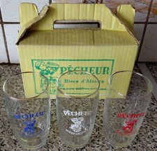 🍺 3 Verres Bière PÊCHEUR