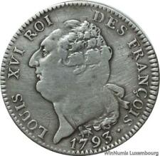 V9691 Rare Ecu 6 Livres Louis