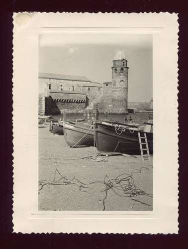 Collioure port photo - port, .