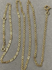 Belle chaine or 9carats Collier or jaune 375 collier or Chaine d'ancre 9carats