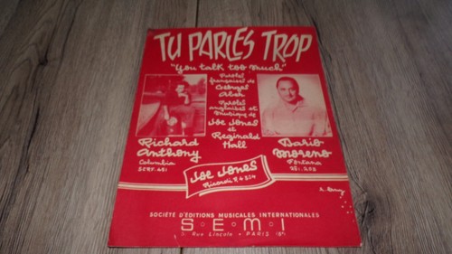 Partition parles trop - partition,