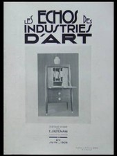 LES ECHOS DES INDUSTRIES D'ART