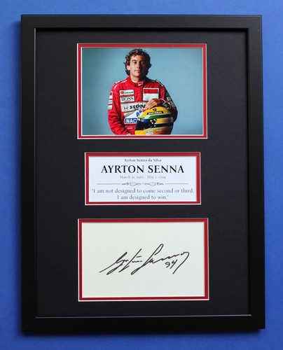 Ayrton senna autographe - senna,