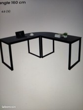 grand bureau d'angle structure