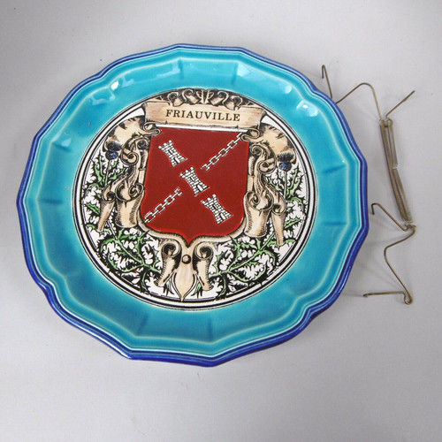 Assiette emaillée friauville - assiette,