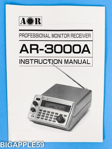 Original user manual for aor - for,