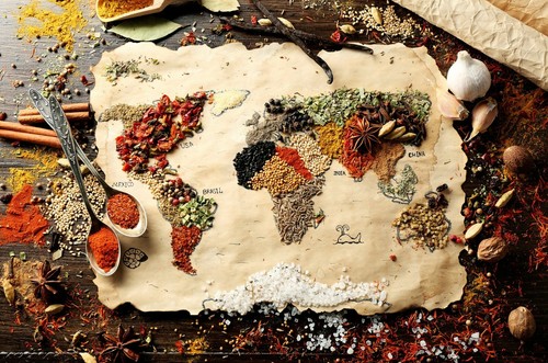 Plaque métal art - , cuisine