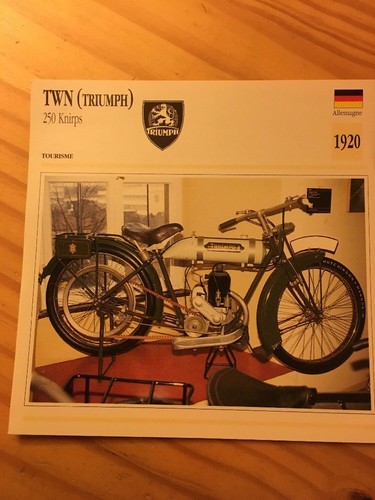 Triumph twn 250 - triumph, 1920