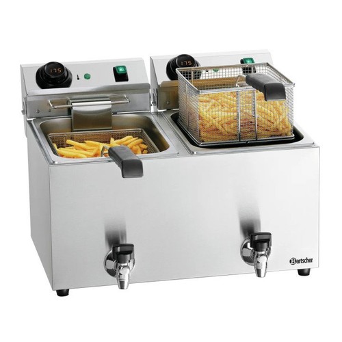 Friteuse double inox 9 - double, 2