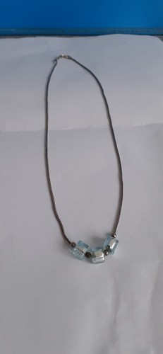 Beau collier argent - en,