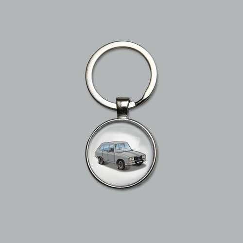 Porte clés r16 grise - porte-clés,