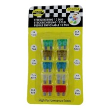 Set de 10 Fusibles Voiture
