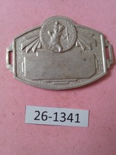 Plaque Saint Christophe vélo