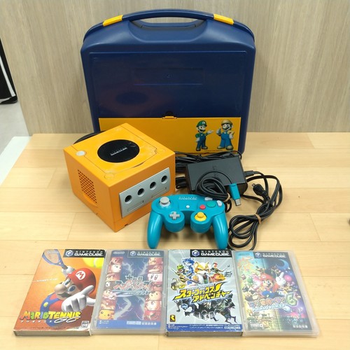 Lot console gamecube orange - lot,