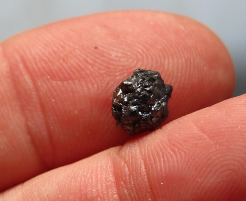 Diamant naturel noir brut - diamant,