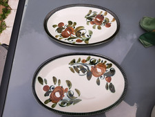 DEUX PLATS BOCH LA LOUVIERE BELGIQUE Modèle Argenteuil