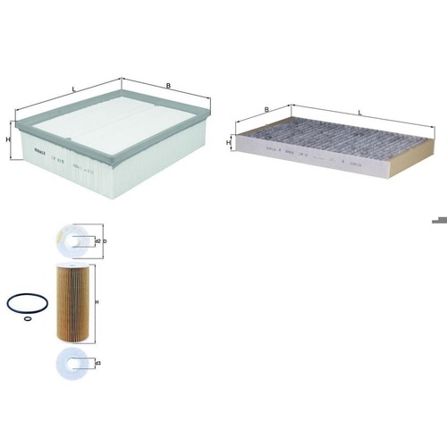 Knecht filter paket kit - knecht,