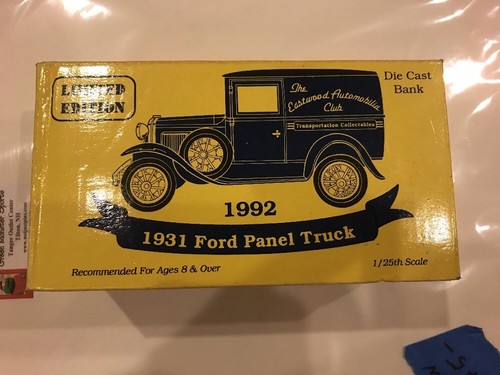 1931 ford panel - bank,