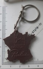 P92109 Porte-clé Vintage Chocolat Poulain Carte De France
