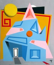 Art contemporain tableau peinture acrylique sur toile abstrait oeuvre originale 