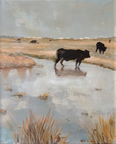Belle gouache sur toile - gouache,